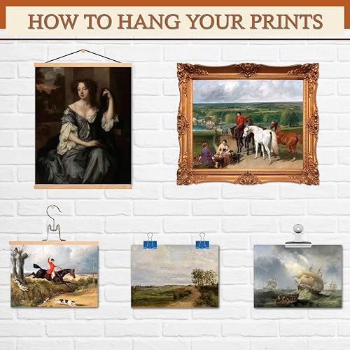 LANCHI95 12 Pcs Unframed Classic Equestrian Art - Image 5