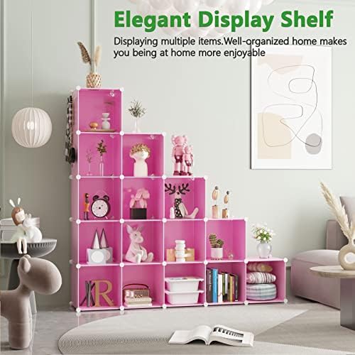 C&AHOME 16 Cube Storage Organizer Cube Shelves Units Storage Cubes - Image 3