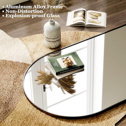HARRITPURE 64"x21" Full Length Mirror, Arched Full Mirror - Image 5