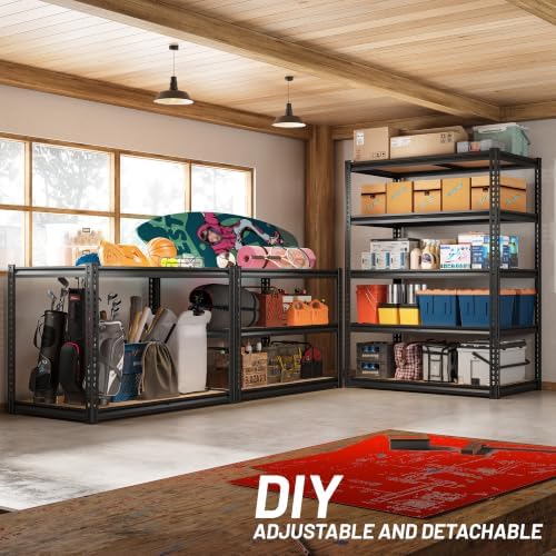 ROOMFAVE Garage Shelving Heavy Duty, 5 Tier - Image 5