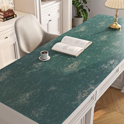 Livelynine 15.8x197 Dark Green Peel and Stick Wallpaper Textured Limewash - Image 3