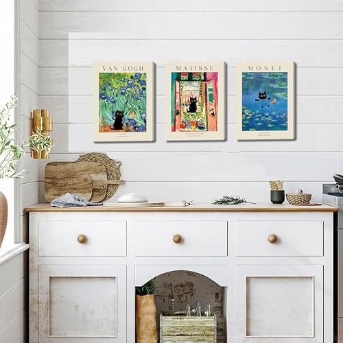Monet Wall Art Set of 3 - Image 4