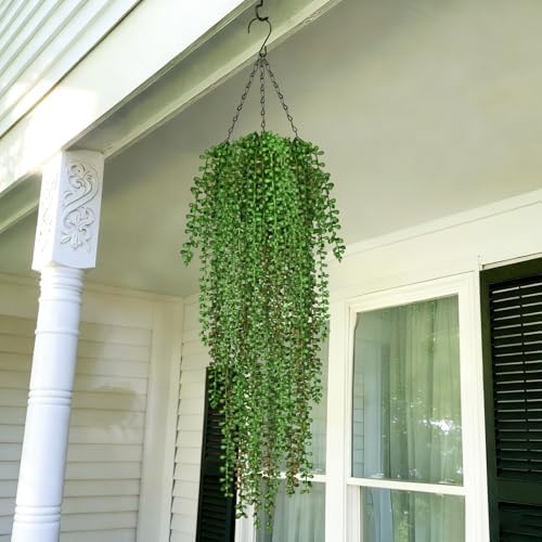 Waipfaru 8Pcs Artificial Hanging Plants - Image 3