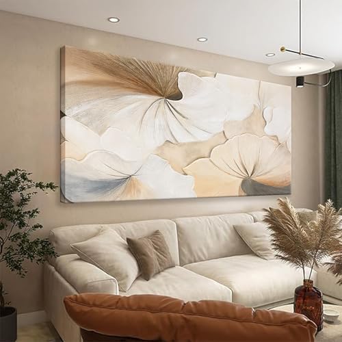 Canvas Art Wall Decor Large Size Abstract Floral Wall Art by Suconvng