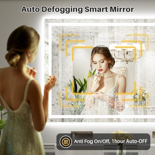 68x48 Inch LED Bathroom Mirror - Image 6