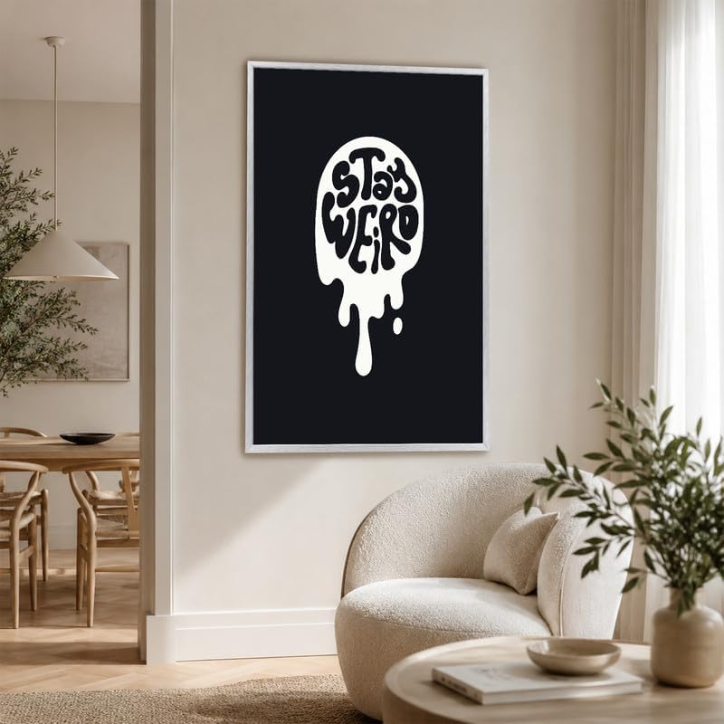 InkFlow Posters Stay Weird Canvas Poster - Image 5