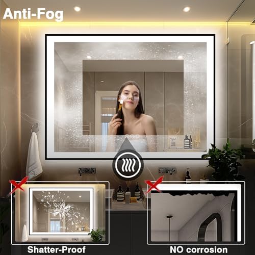 EchosLife 51x40 Bathroom Light up Mirror - Image 6