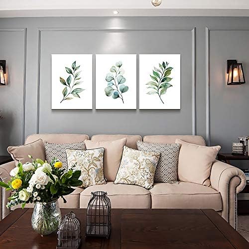 Green Leaf inspirational canvas Wall Art - Image 3