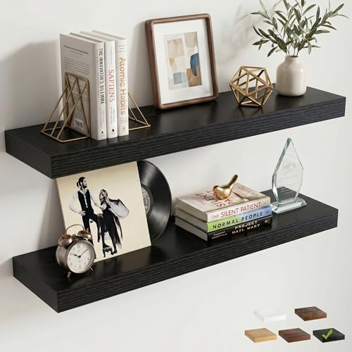 32 Inch Floating Shelves for Wall by FLYJOE