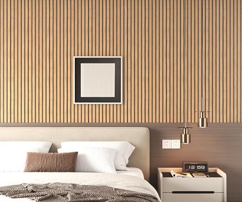Wood Slat Peel and Stick Wallpaper Textured Contact Paper 17.3''×393'' - Image 5