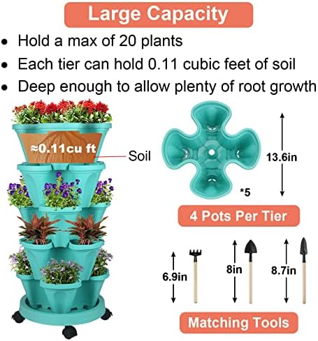 GameXcel Vertical Planter Tower - Image 4