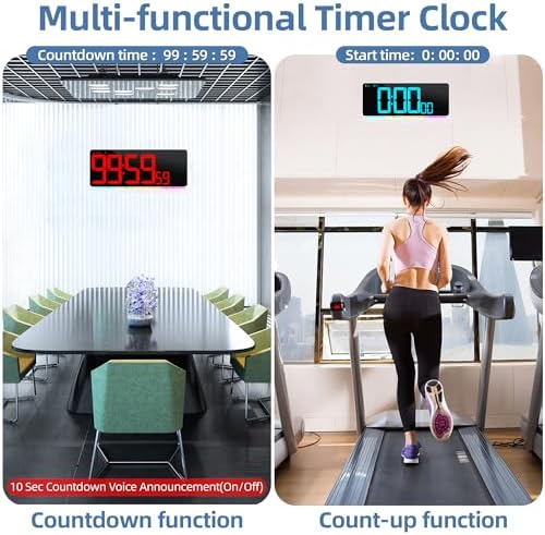 13.5"Large Digital Wall Clock Timer - Image 5