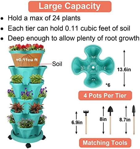 GameXcel Vertical Planter Tower - Image 5