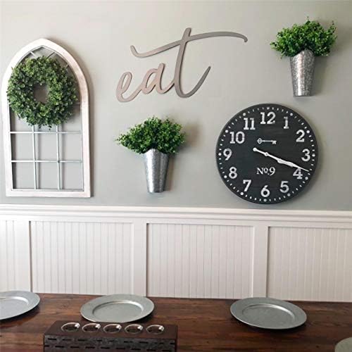 Mkono Metal Wall Planter, Hanging Vase - Image 3