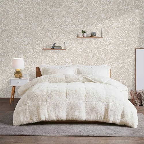Heroad Peel and Stick Wallpaper Boho Beige Contact Paper Floral Wall Paper - Image 7