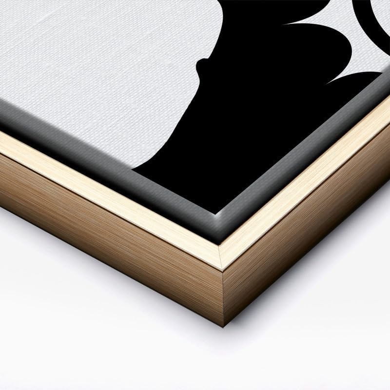 InkFlow Posters Abstract Face Silhouette Canvas Poster - Image 2