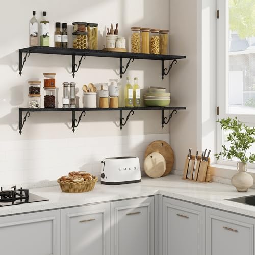 RICHFOCUS 12 Inch Deep Floating Shelves - Image 2