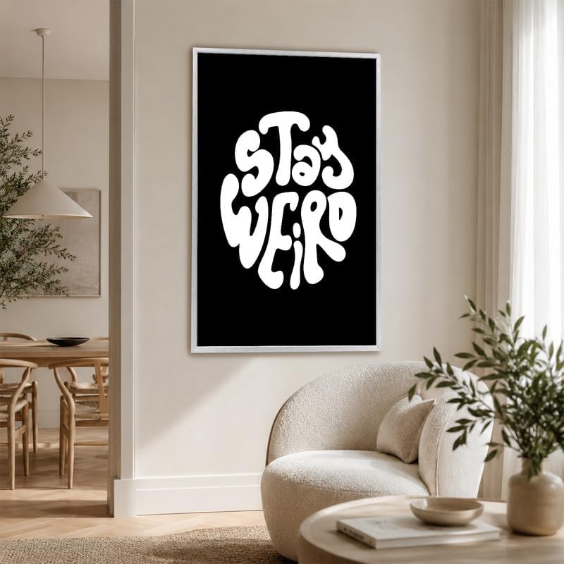 InkFlow Posters Stay Weird Canvas Poster - Image 5