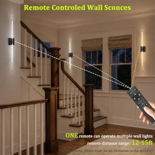 iThird Battery Operated Wall Sconces Set of 2 - Image 6