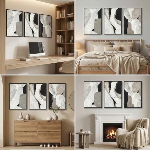 3D Textured Abstract Boho Wall Art - Image 5