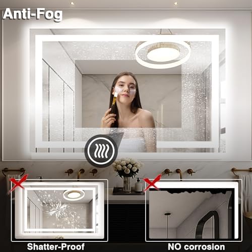 EchosLife 55"x40" Bathroom Mirror - Image 6
