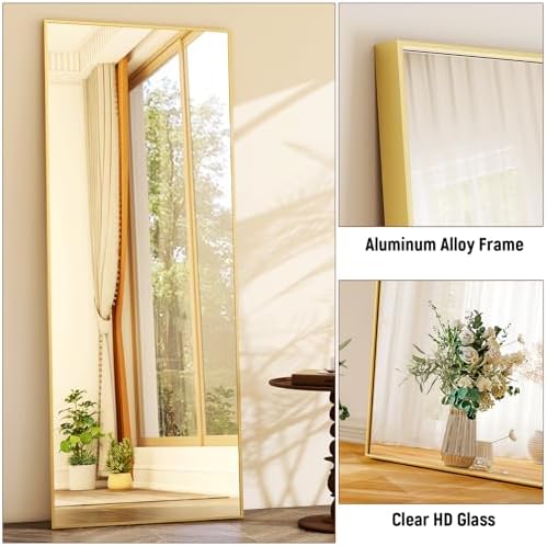 GLSLAND 64"x21" Full Length Mirror, Full Body Mirror - Image 4