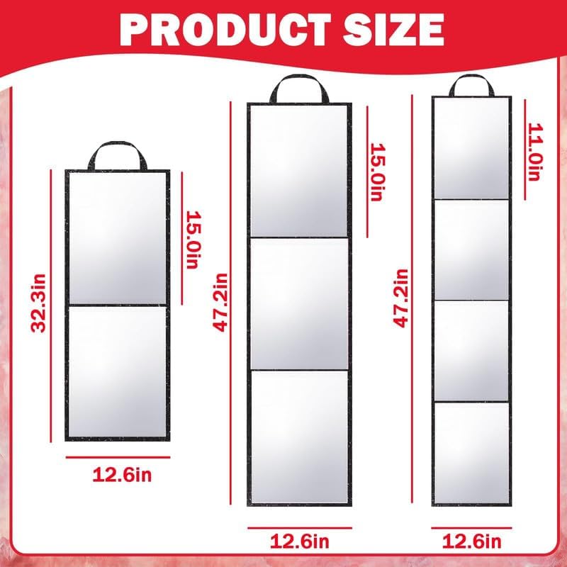 Foldable Acrylic Full Length Mirror - Image 2