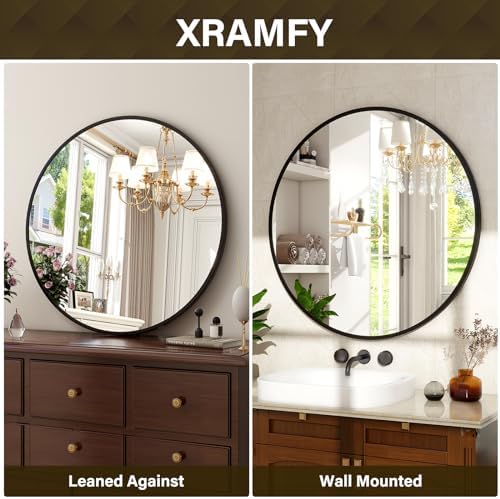 XRAMFY 20 Inch Round Mirror - Image 6