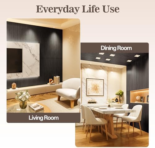 4 Pack Acoustic Wood Panels for Wall 47.24" x 23.81" Soundproof - Image 3