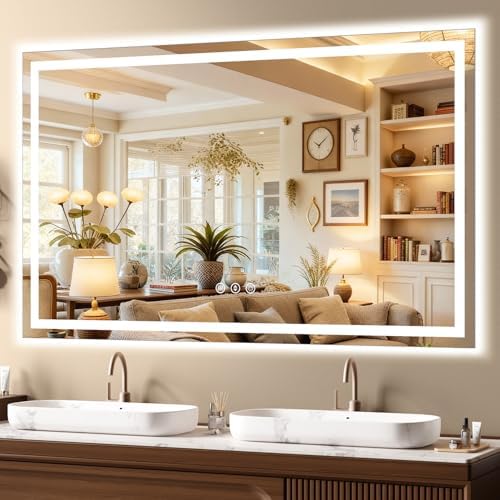 60"x 36" LED Bathroom Mirror by Lmsedf