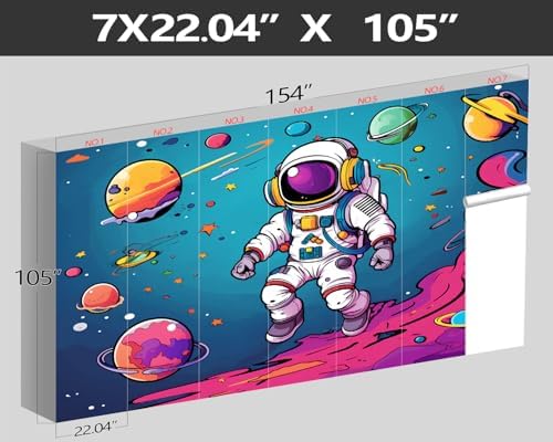 XMPMBM-3d Cartoon Astronauts Starship Nursery Room Fabric Wallpaper - Image 4