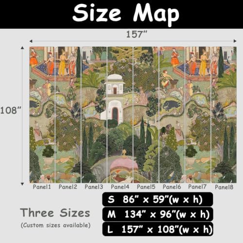 Toolhom European-Style Vintage Garden Wallpaper Peel and Stick - Image 6