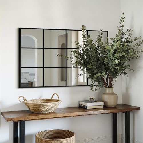 Delma Window Pane Mirror for Wall - Image 2
