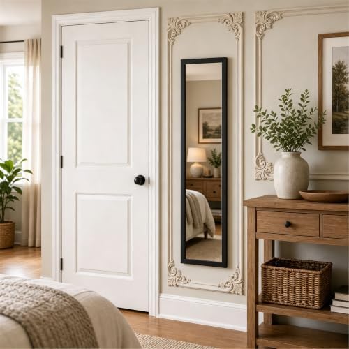 Full Body Mirror 13.5" x 49.5", Wall‑Mount Full Length Mirror - Image 2