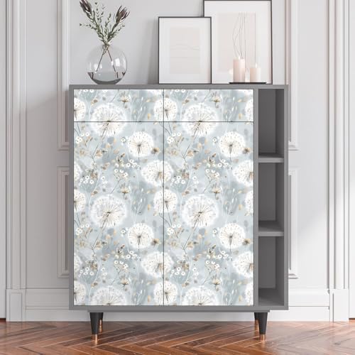 Nukofal Floral Wallpaper Peel and Stick Dandelion Contact Paper - Image 5