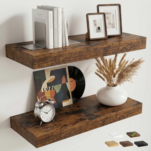 20 Inch Floating Shelves for Wall by FLYJOE