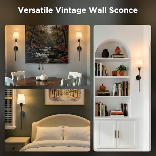 Brightown Battery Operated Wall Sconces Set of 2 - Image 6