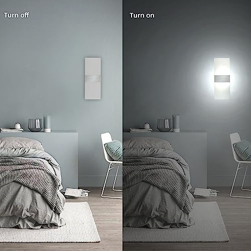 KICAAO Modern Wall Sconces 4 Pack, Led Wall Light 10w, Cool White 6000K - Image 3