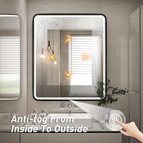 30X36 Inch LED Lighted Bathroom Mirror - Image 6