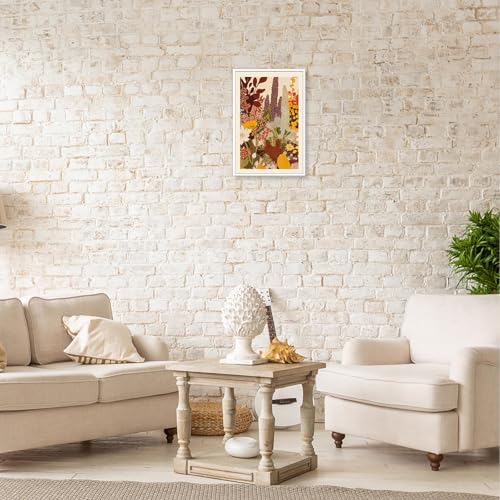Retro Botanical Poster Abstract Wildflower Garden Canvas Wall Art Modern Nature - Image 4