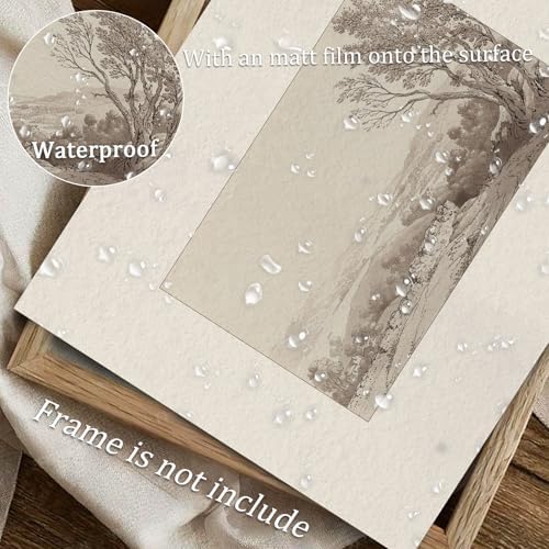 uniro Retro Sketch Neutral Wall Art - Image 4