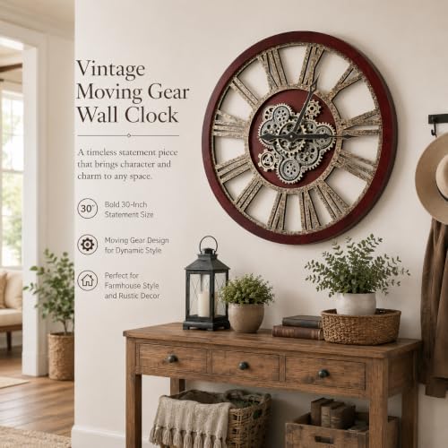 The B-Style Wall Clock, 30 Inch - Image 3