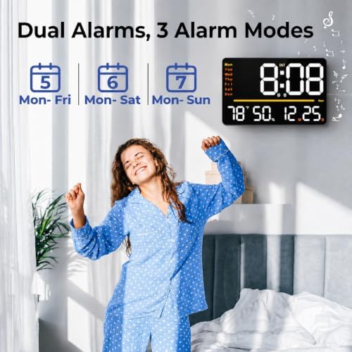 16" Large Digital Wall Clock - Image 7