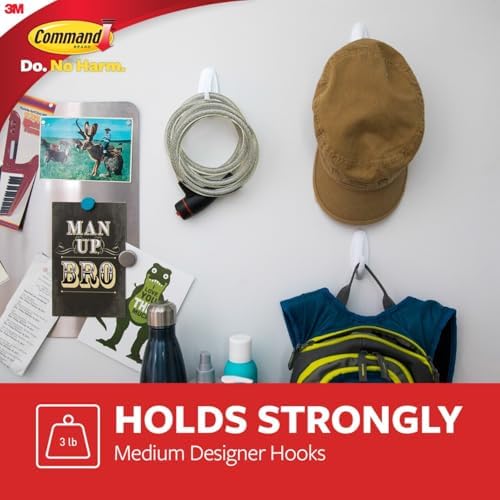 Command Medium Designer Hooks, 2 Hooks, 4 Strips - Image 3
