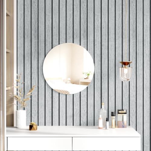 Wallercity White/Grey Waterproof 3D Wood Slat Wall Panels - Image 4