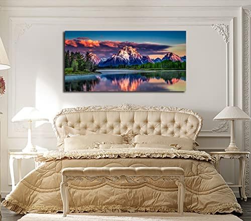Sunset Landscape Canvas Wall Art - Image 4