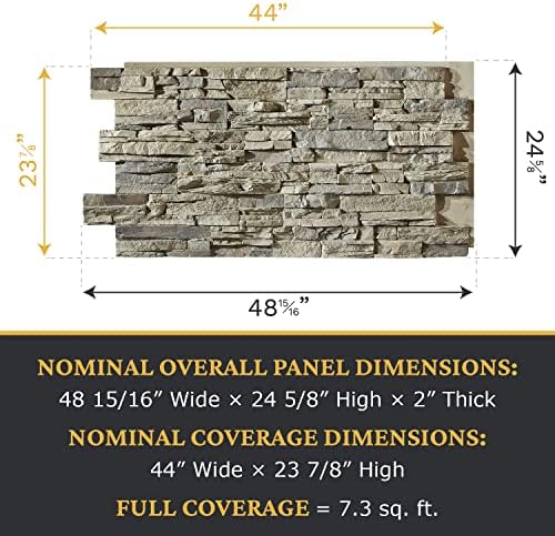 AZ Faux High-Density Polyurethane Faux Stone Wall Covering Panels - Image 3