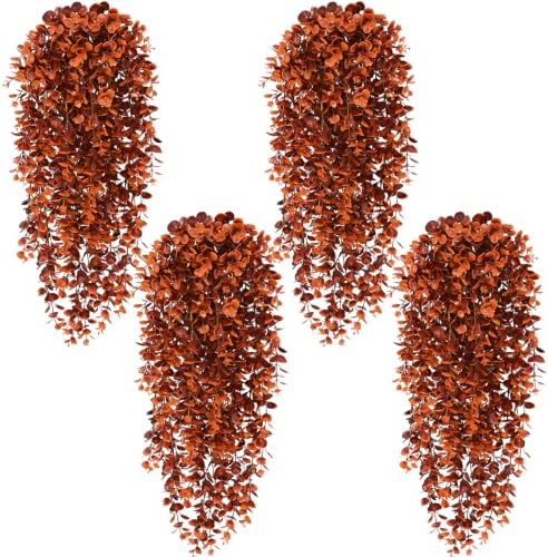 Waipfaru 4Pcs Fake Hanging Plants by Waipfaru