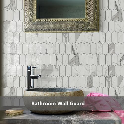 Vamos Tile Long Hexagon Peel and Stick Backsplash Tile - Image 4