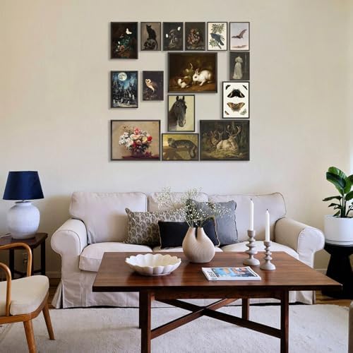 LANCHI95 15 Pcs Unframed Dark Academia Art - Image 4